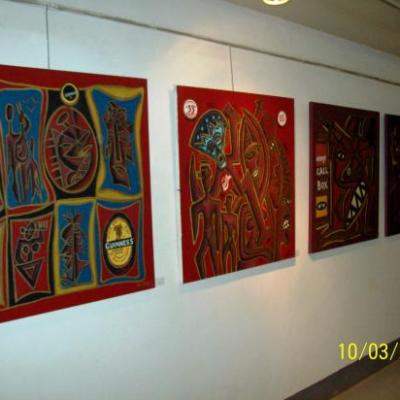 Expo de Koko au CCF de Yaoundé