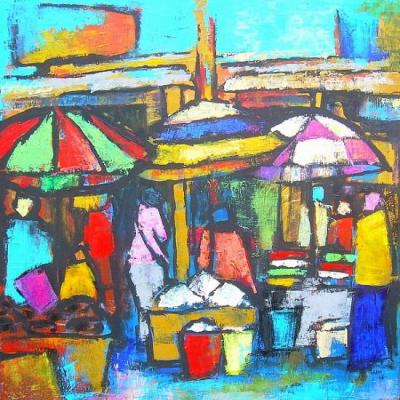 Market scene