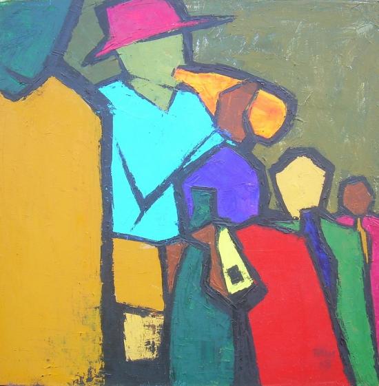 Scène de bar