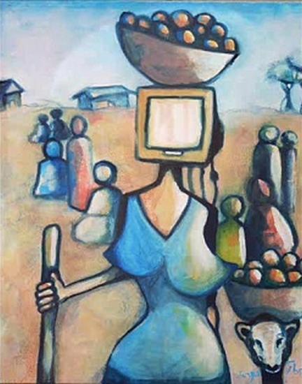 Femme ordi